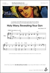 Holy Mary, Revealing Your Son SATB choral sheet music cover